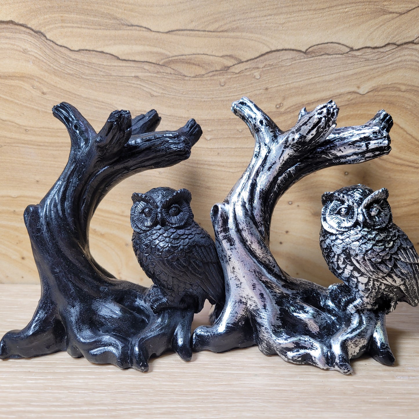 Owl & Tree Sphere Holder