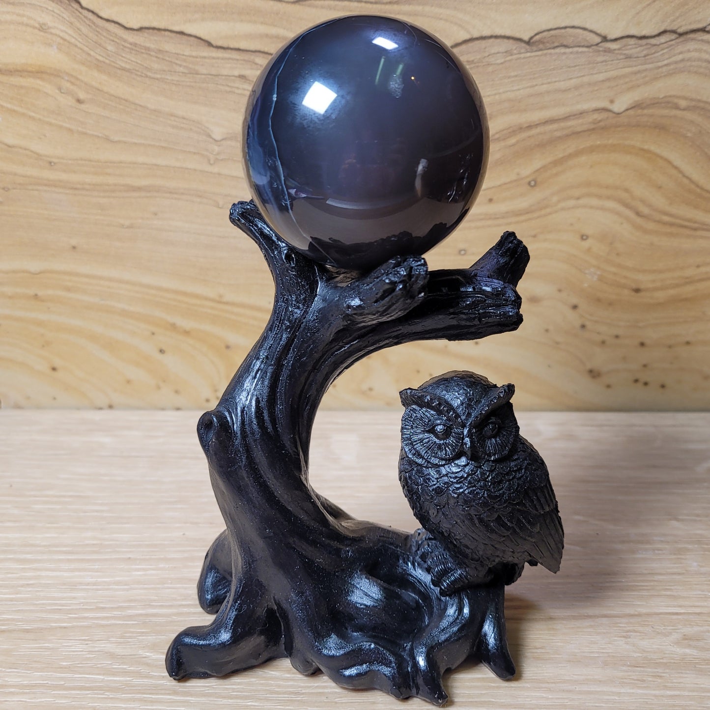 Owl & Tree Sphere Holder