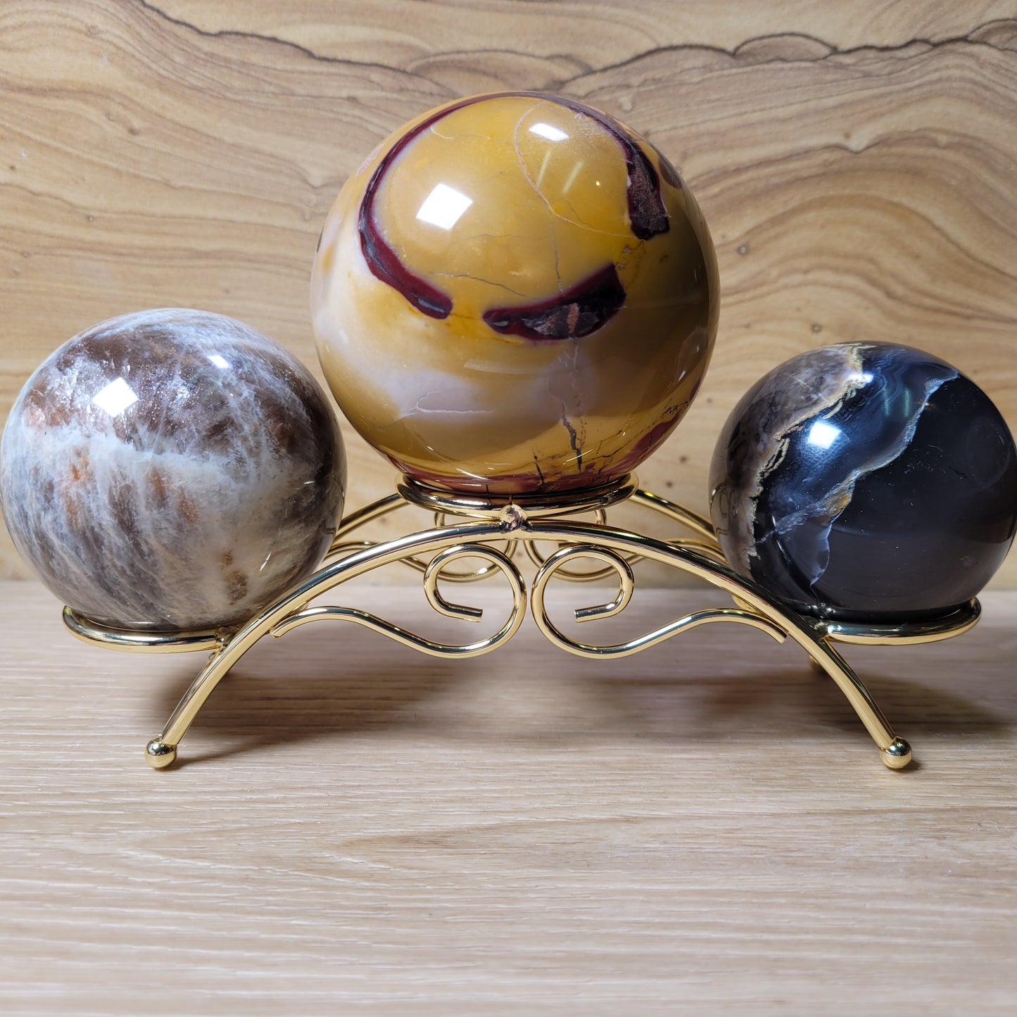 Triple Sphere Holder