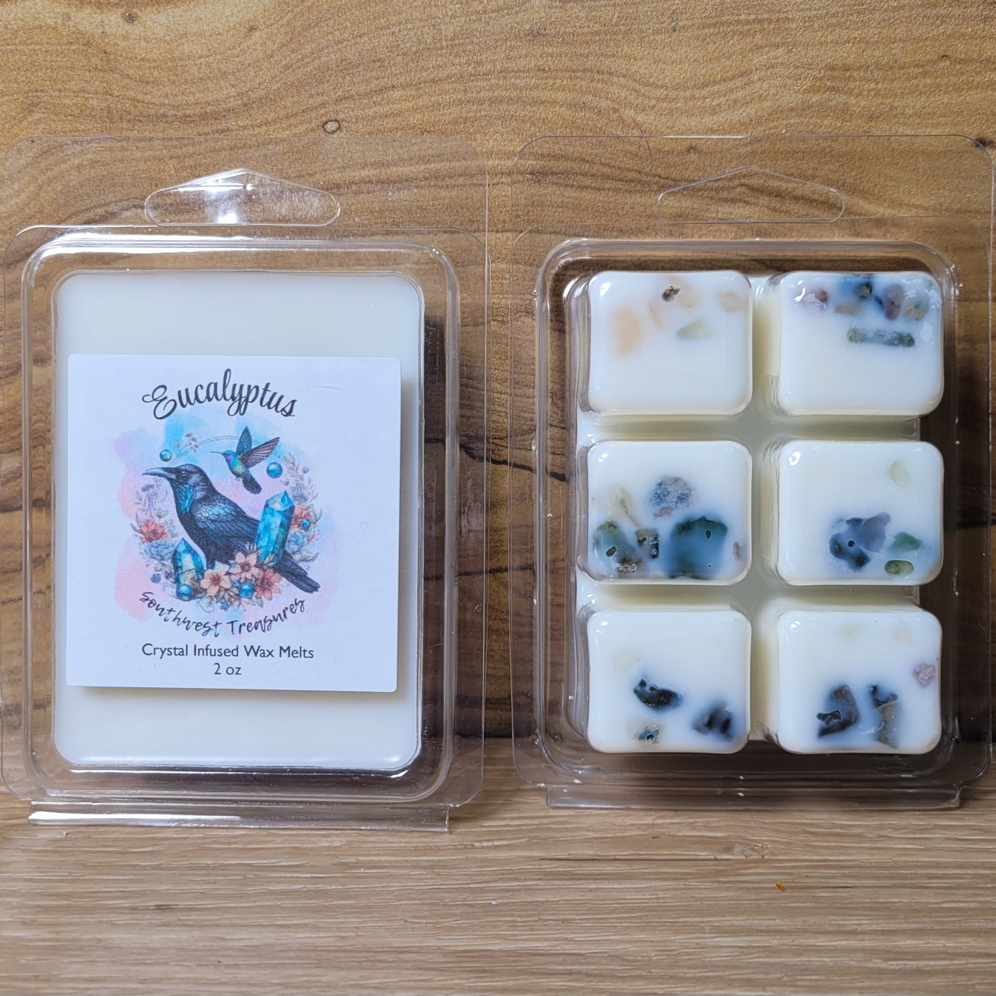 Eucalyptus Crystal Infused Soy Wax Melt