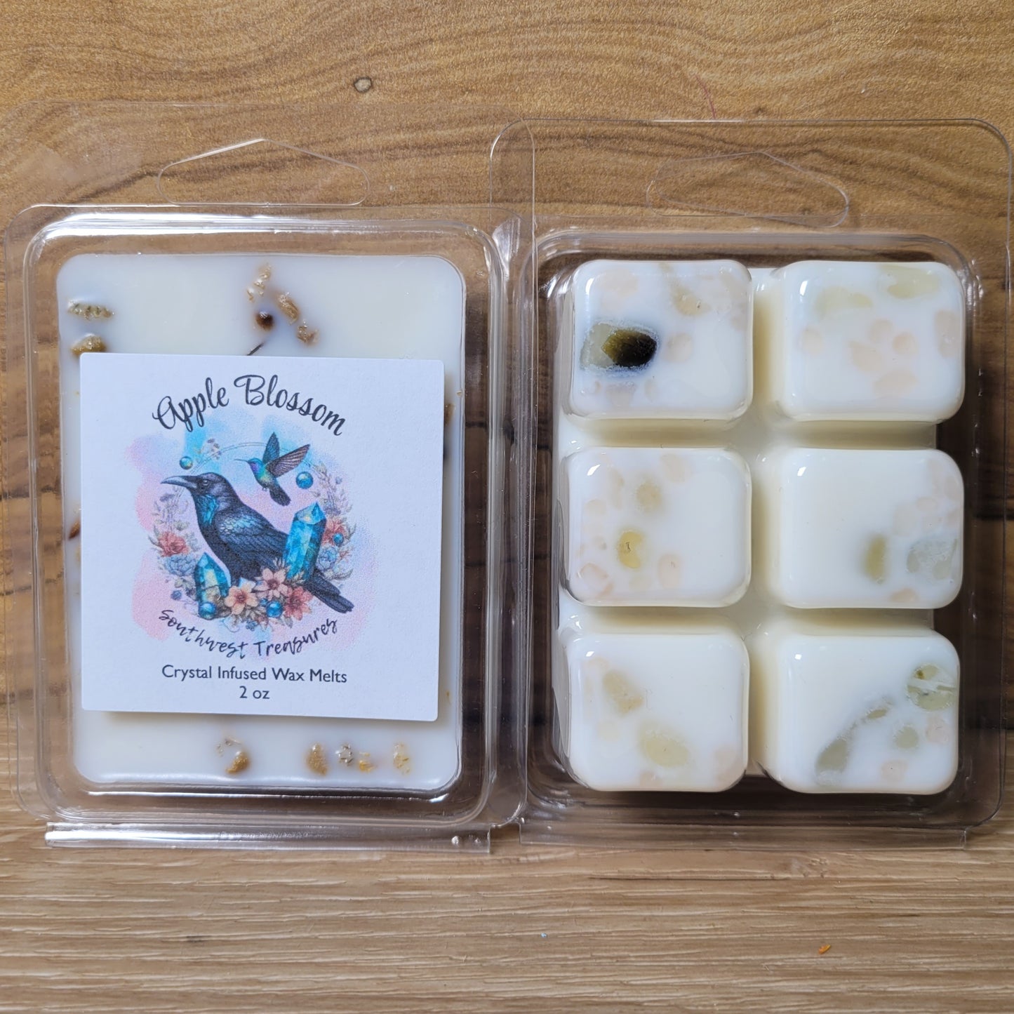 Apple Blossom Crystal Infused Soy Wax Melt