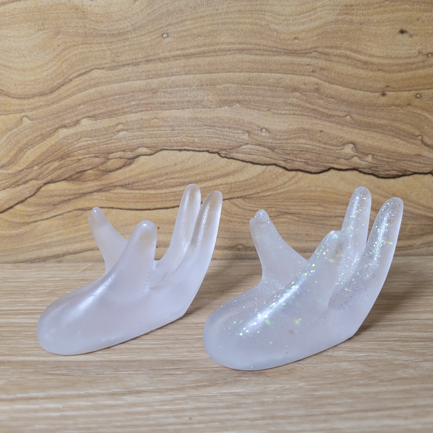 Resin Hand Holder - Clear