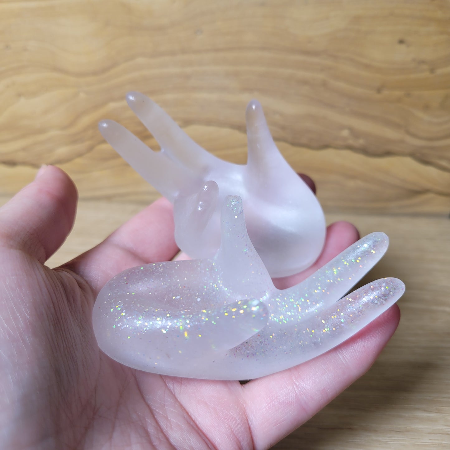 Resin Hand Holder - Clear