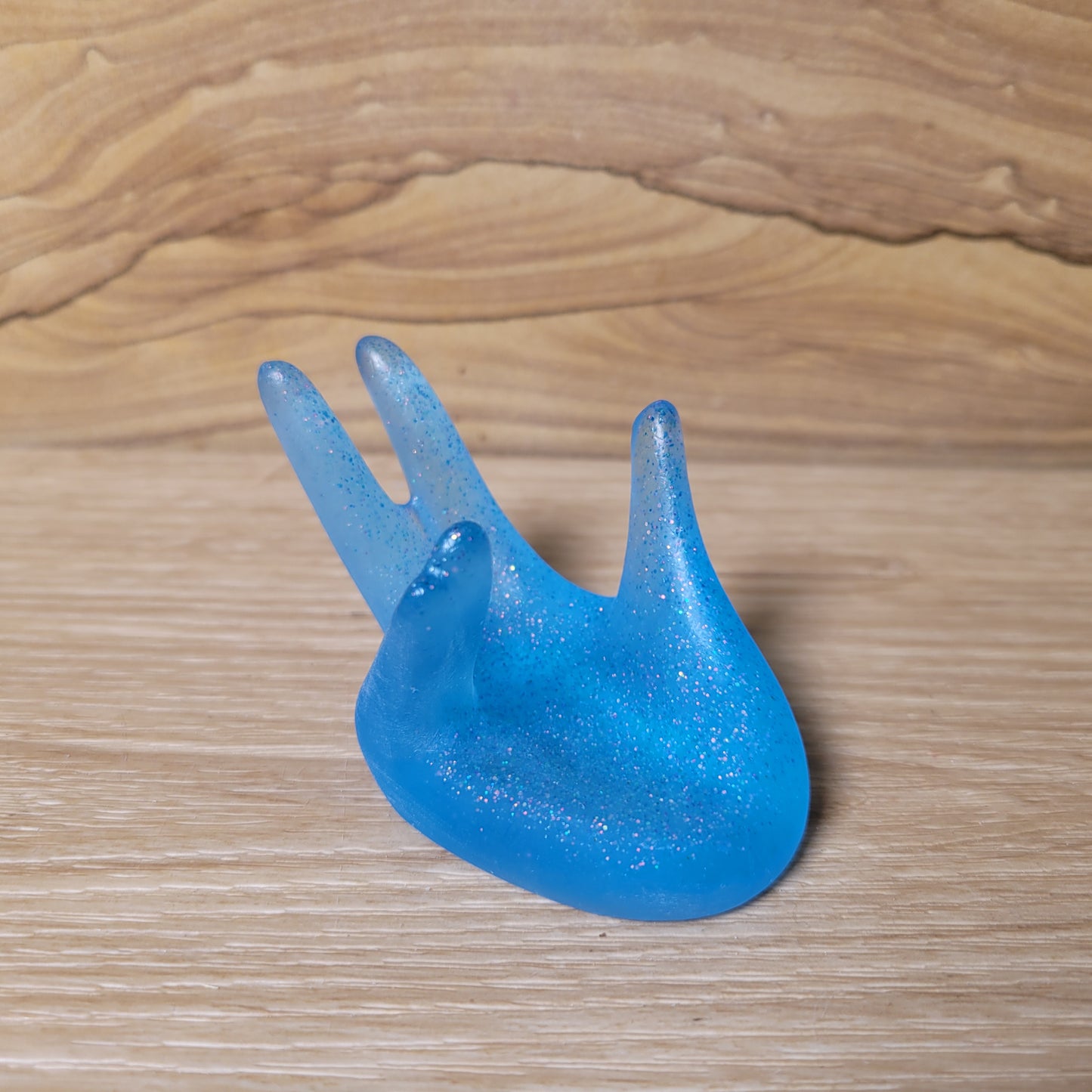 Resin Hand Holder - Blue