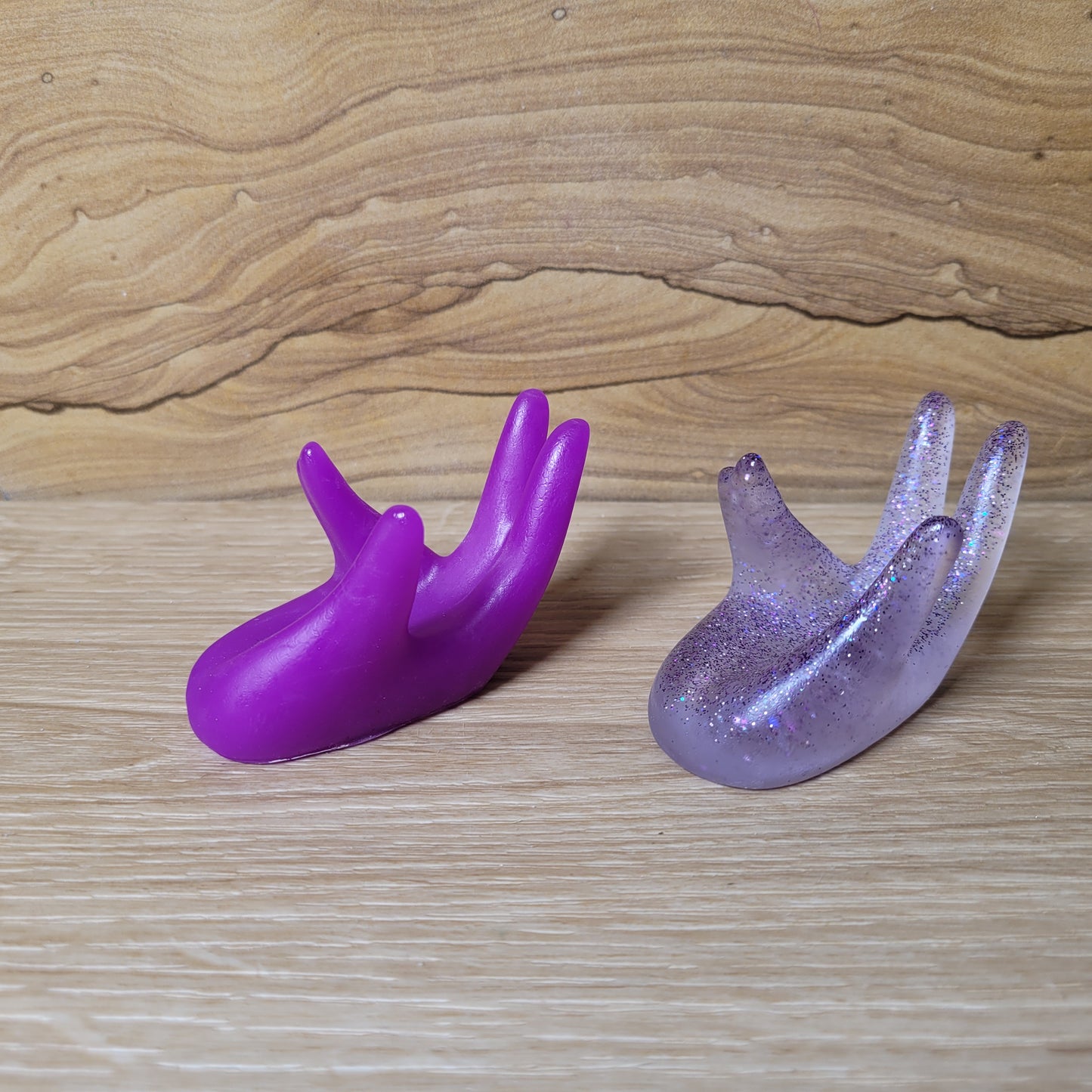 Resin Hand Holder - Purple