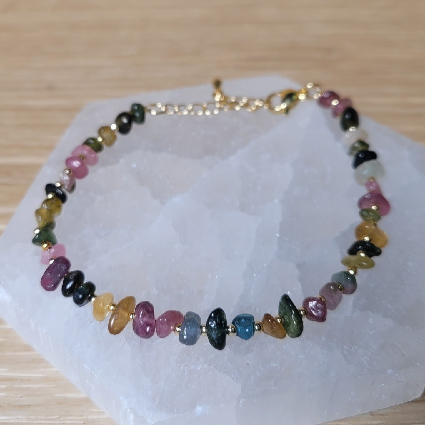 Tourmaline Bracelet- Gold Tone