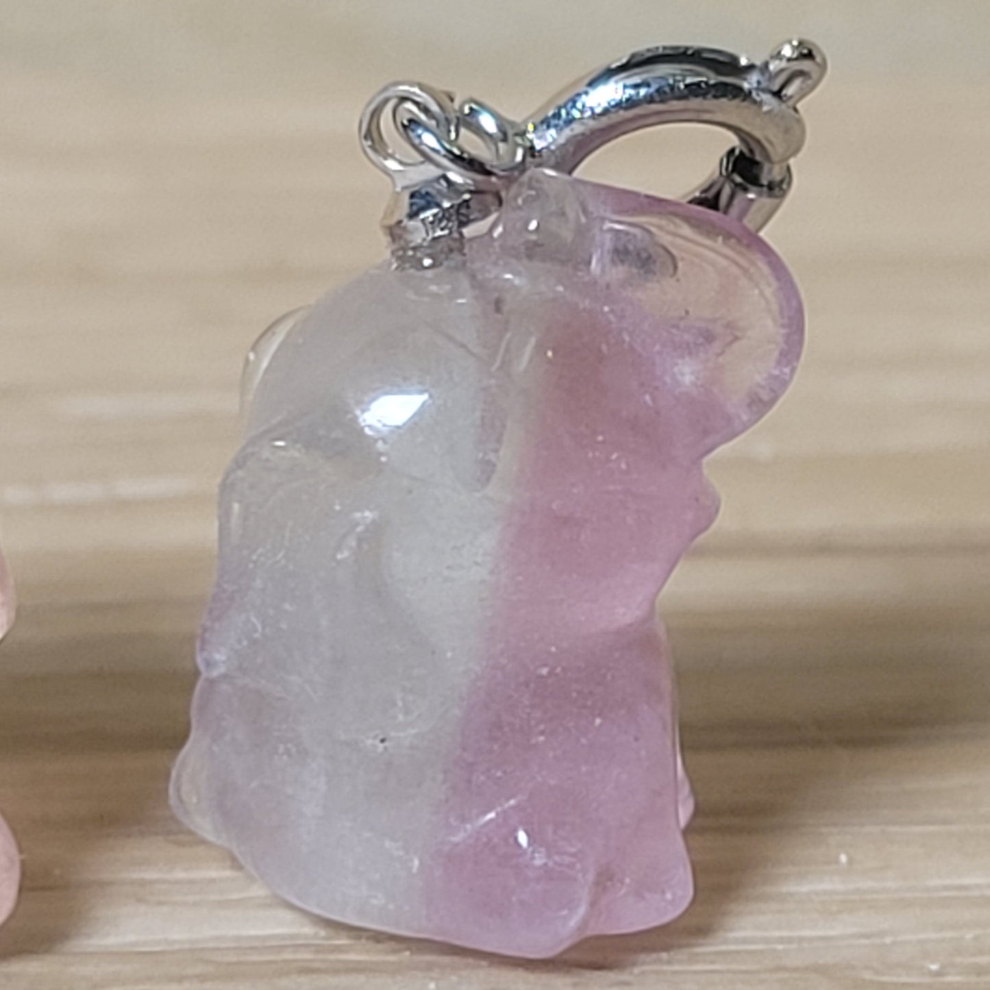 Fluorite Elephant Charms