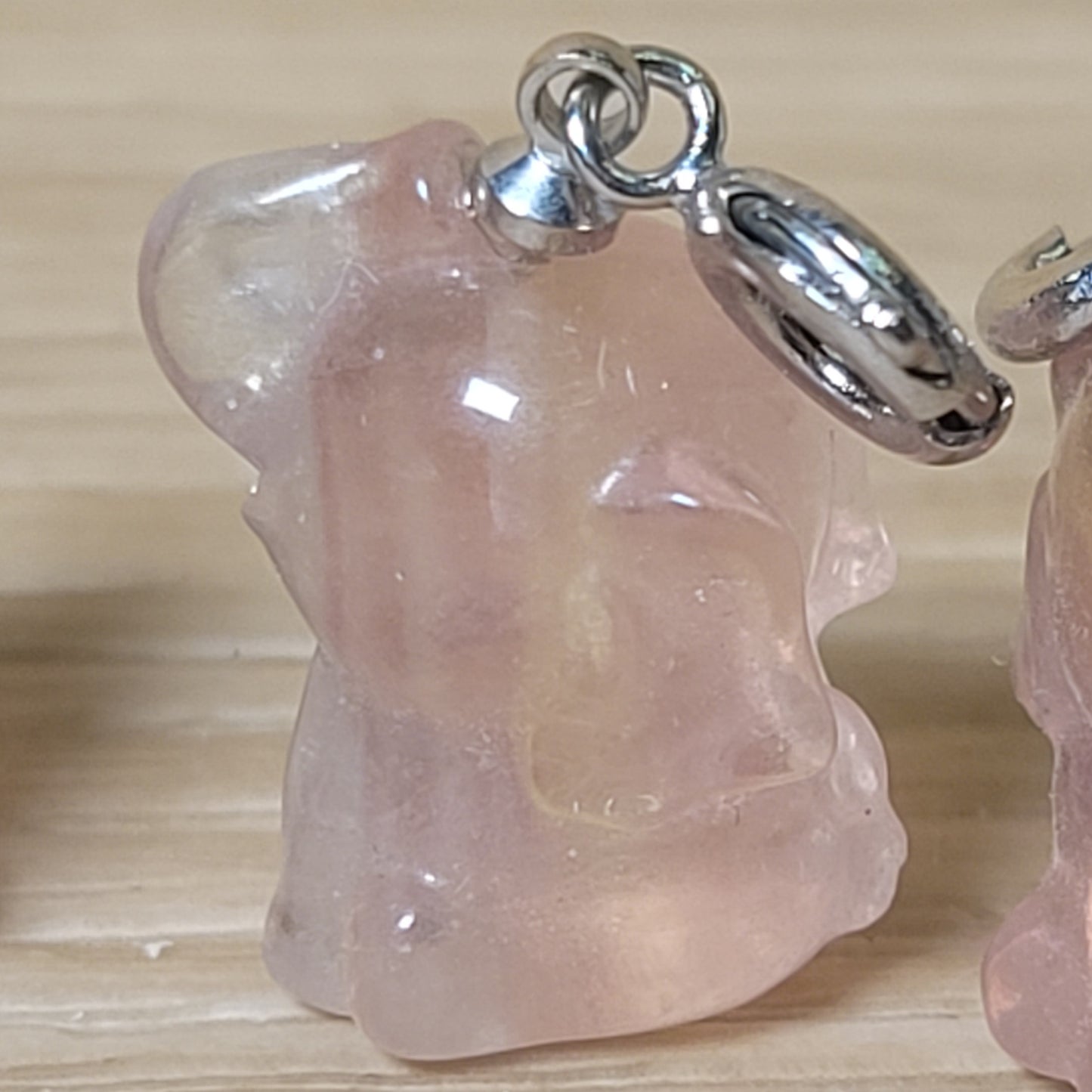 Fluorite Elephant Charms