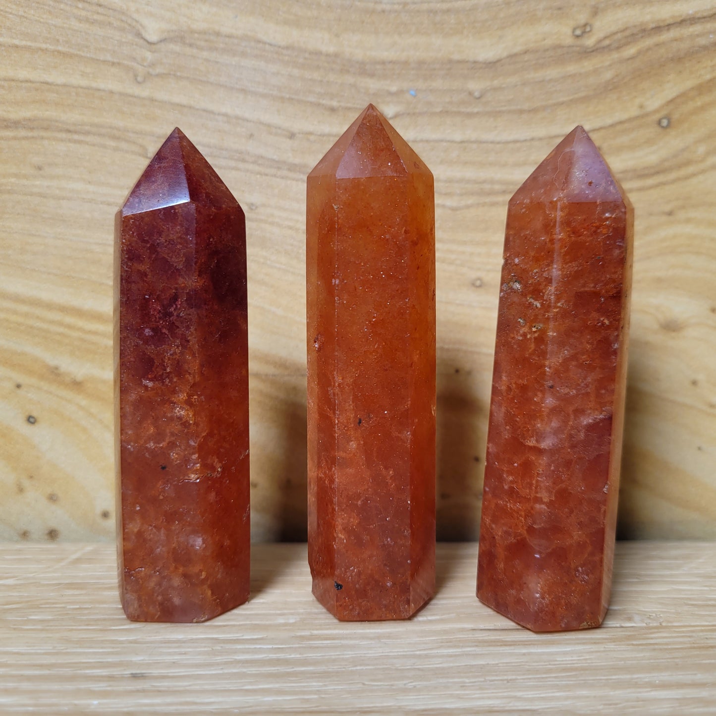 Strawberry Quartz Points