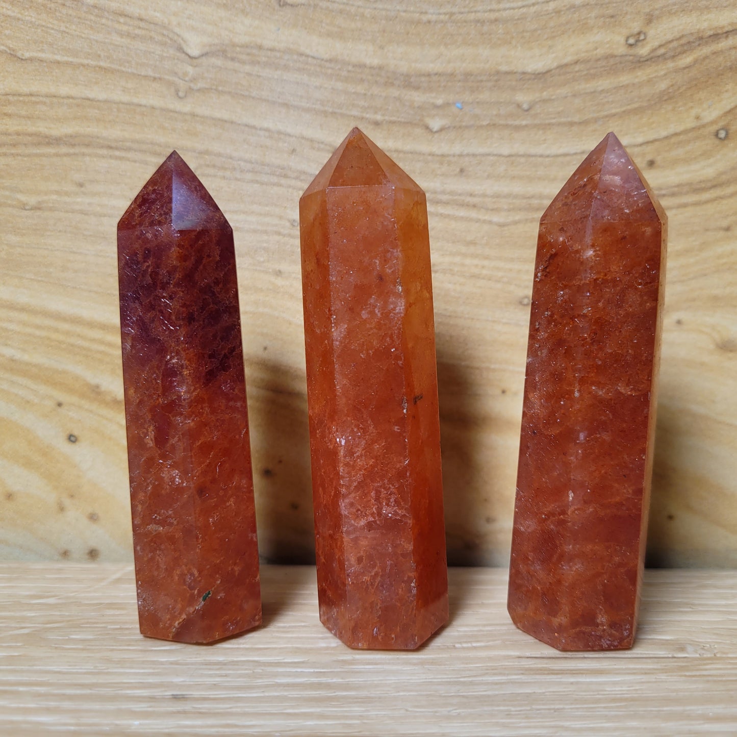 Strawberry Quartz Points