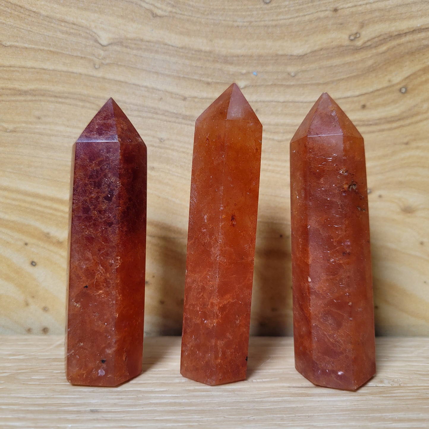 Strawberry Quartz Points