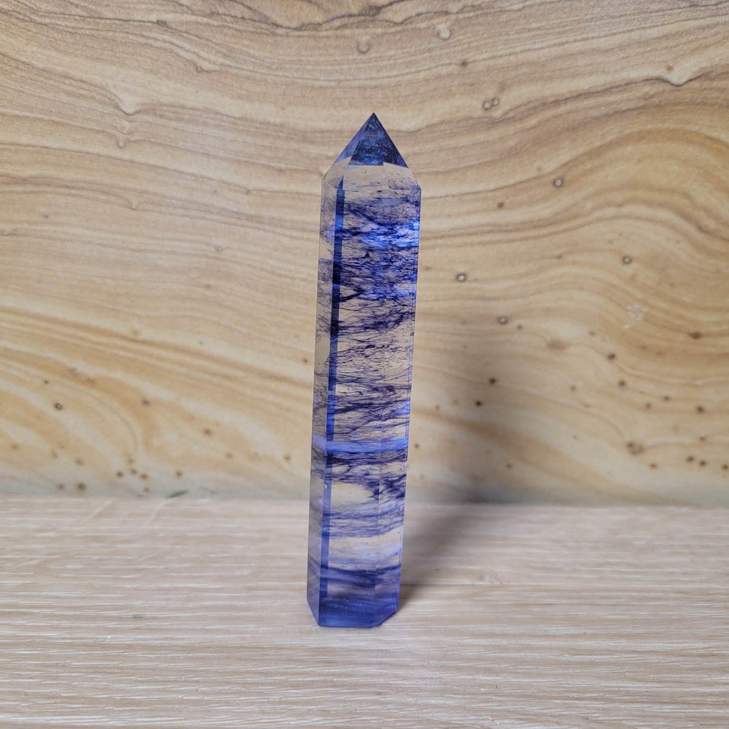 Smelted (Azurite) Quartz Points