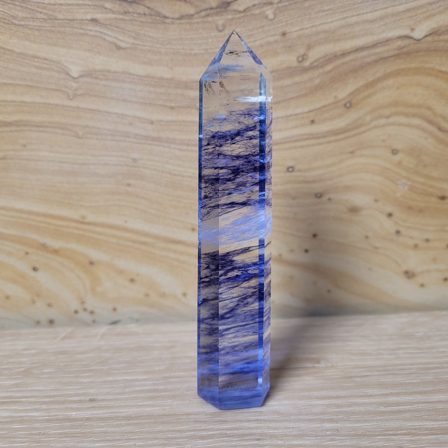 Smelted (Azurite) Quartz Points