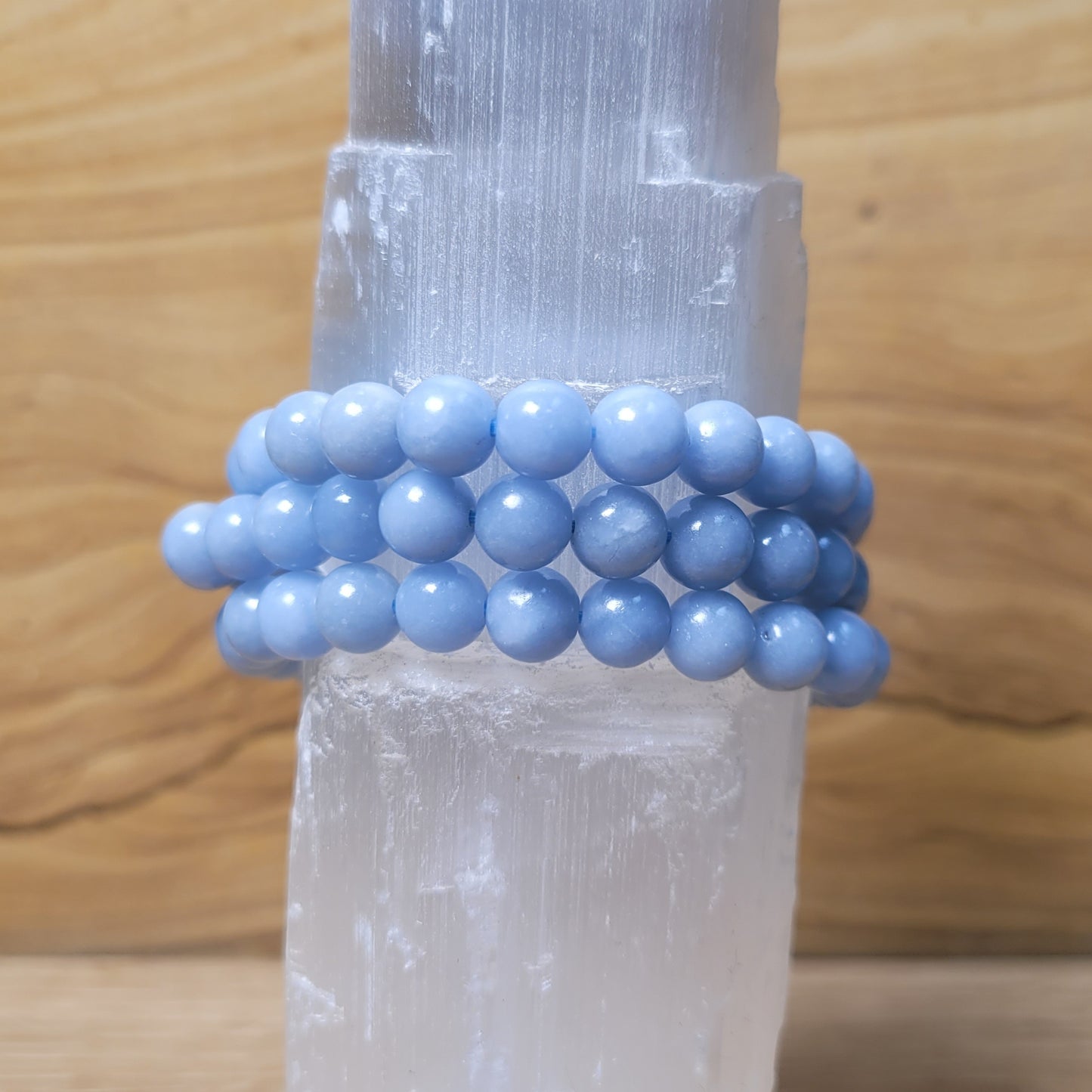 Angelite Bracelet - 8mm