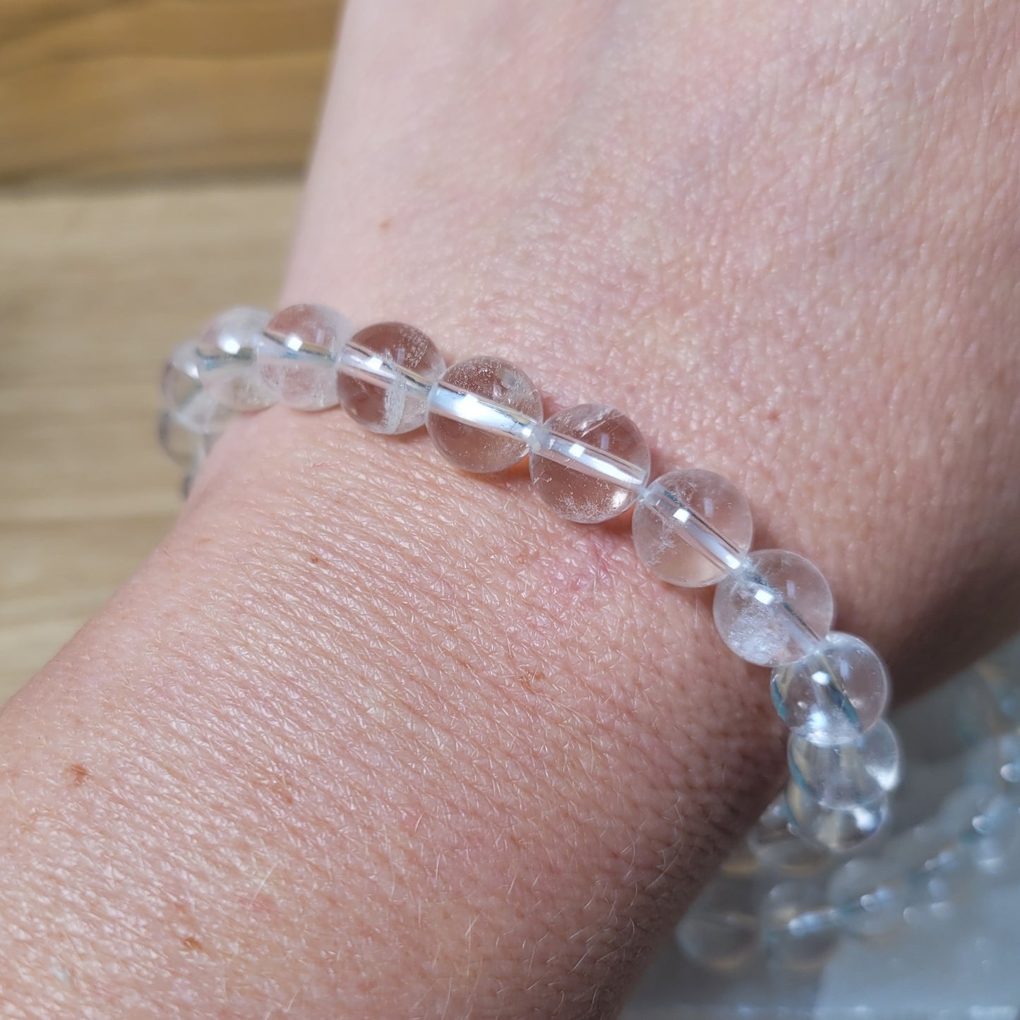 Clear Quartz Bracelet - 8mm to 8.5mm