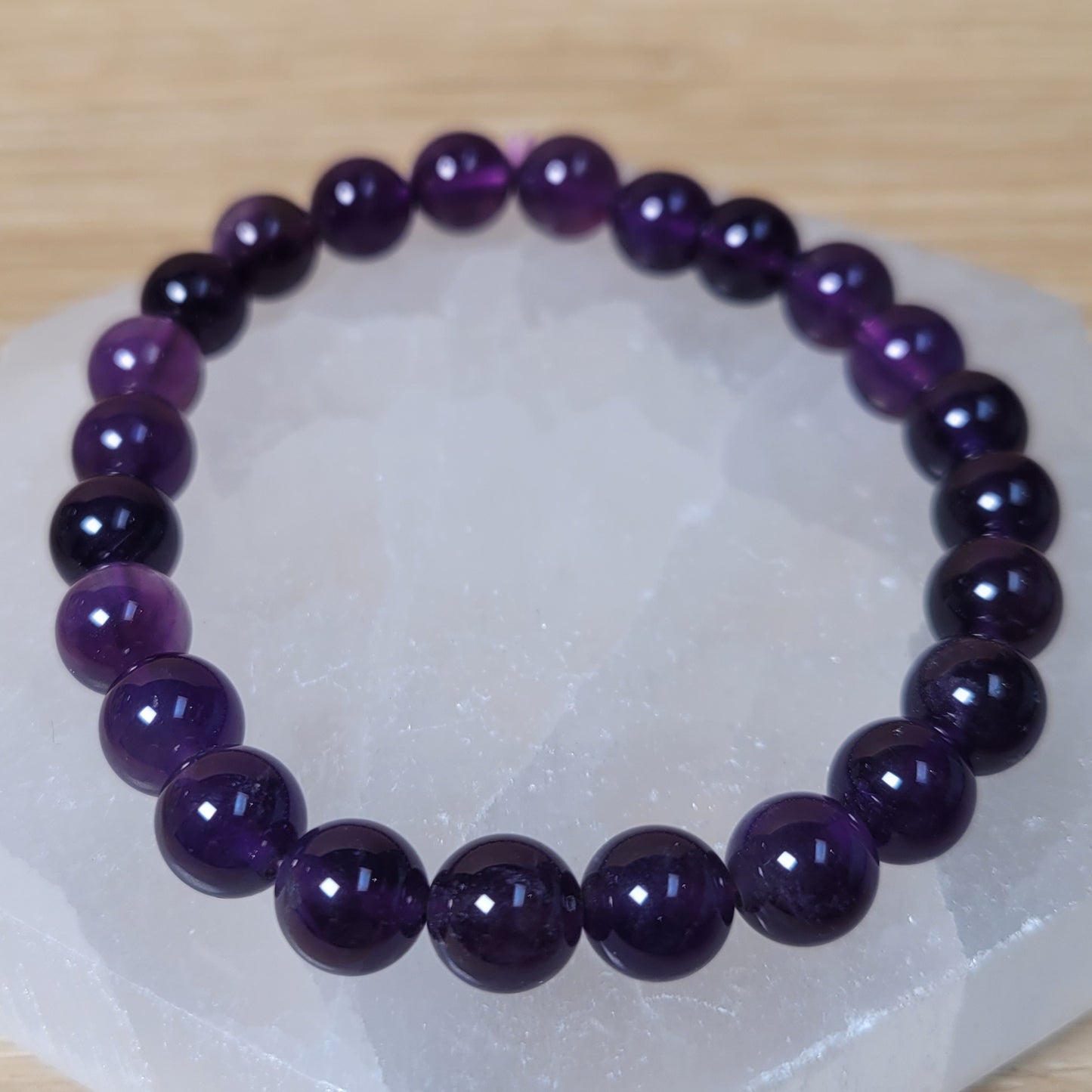 Amethyst Bracelet - 8mm to 8.5mm