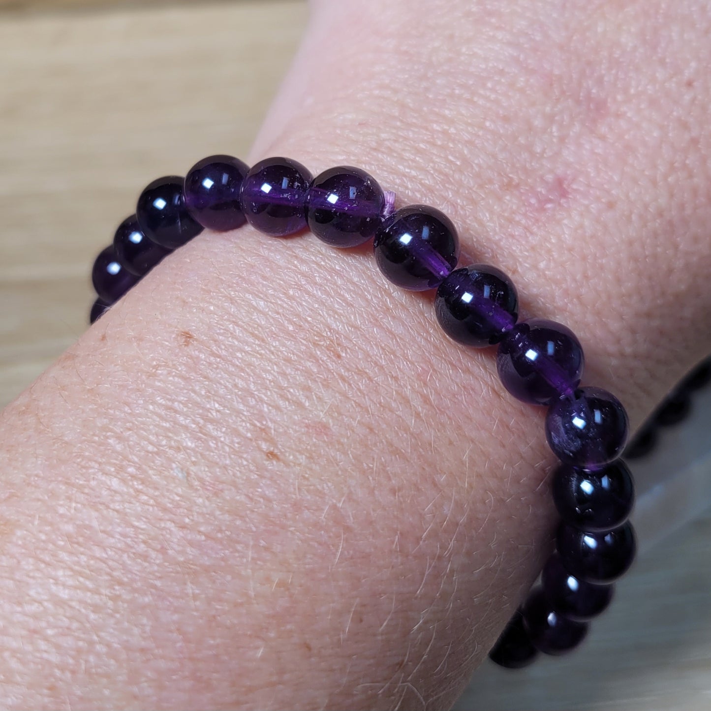 Amethyst Bracelet - 8mm to 8.5mm