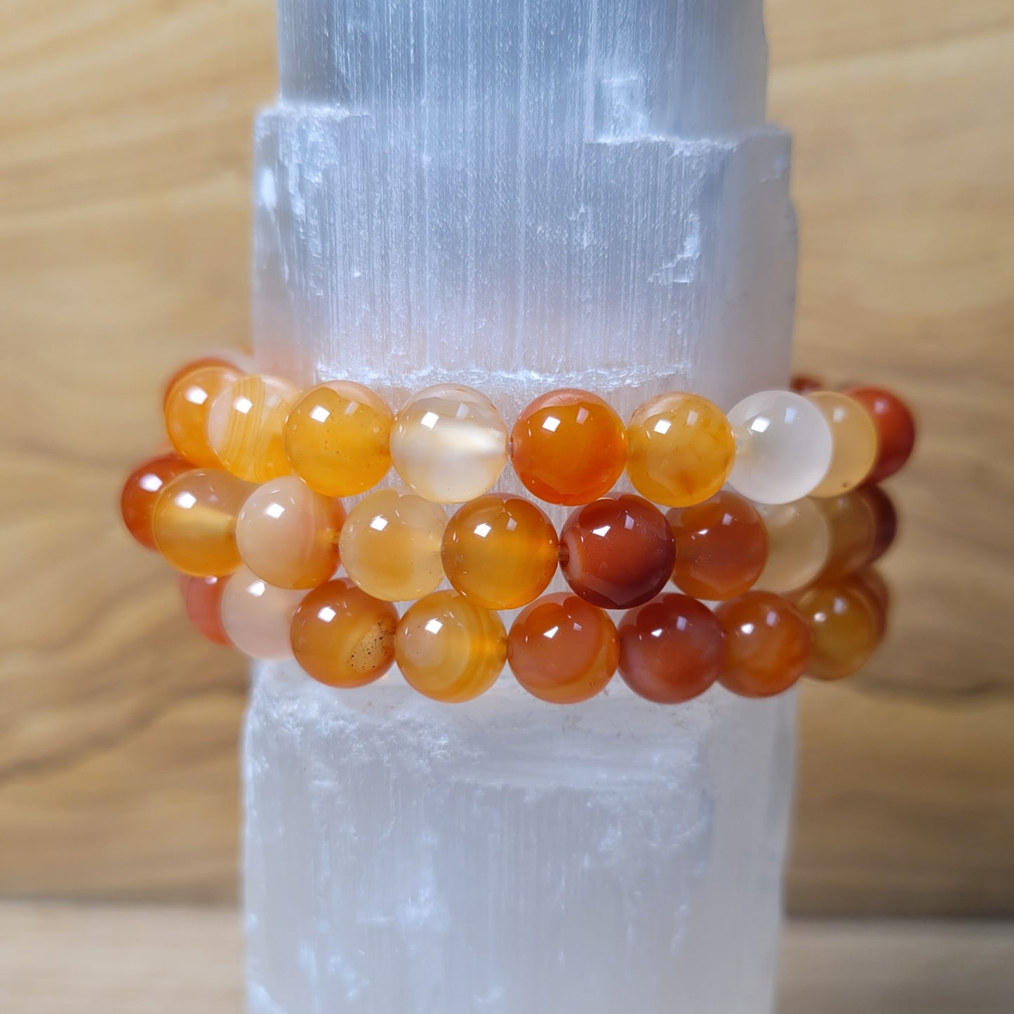 Carnelian Bracelet - 8mm to 8.5mm