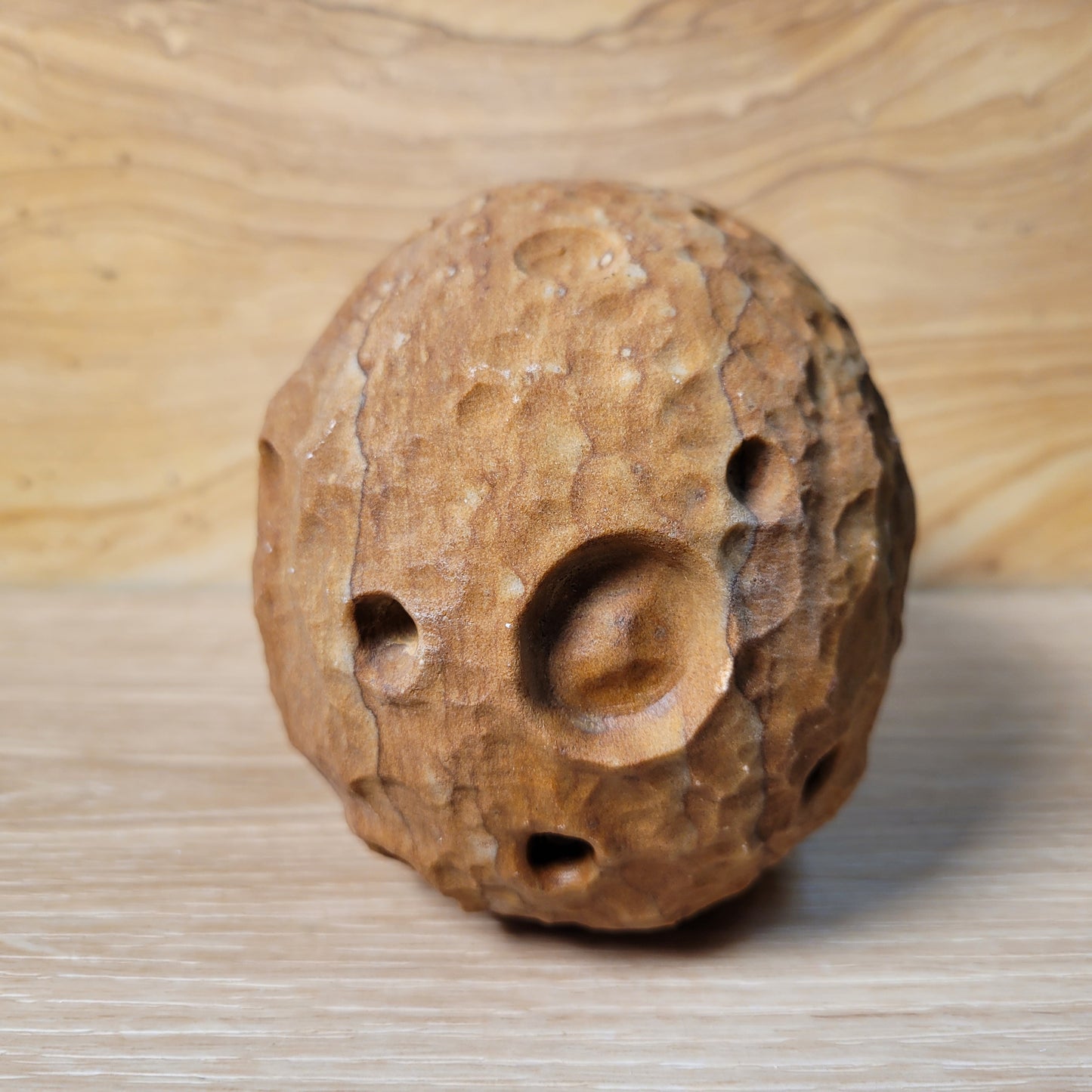 Picture Jasper 5" Moon Skull