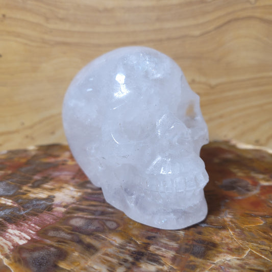 Angolan Quartz 3.5" Skull