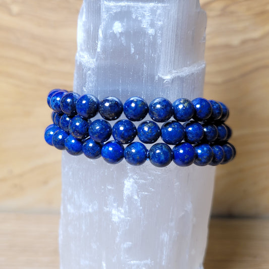 Lapis Lazuli Bracelet - 6.5mm to 7mm