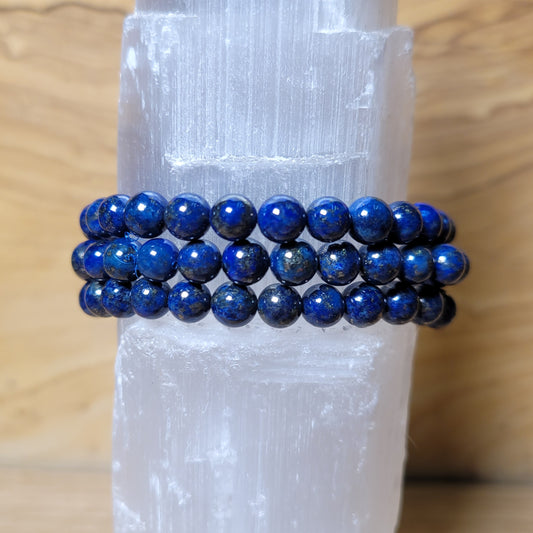 Lapis Lazuli Bracelet - 6mm to 6.5mm