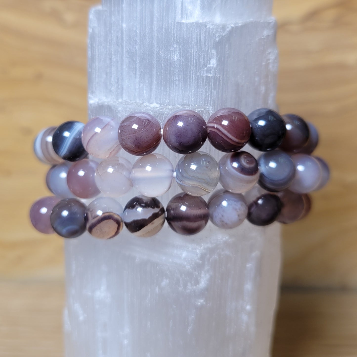 Botswana Agate Bracelet - 8mm