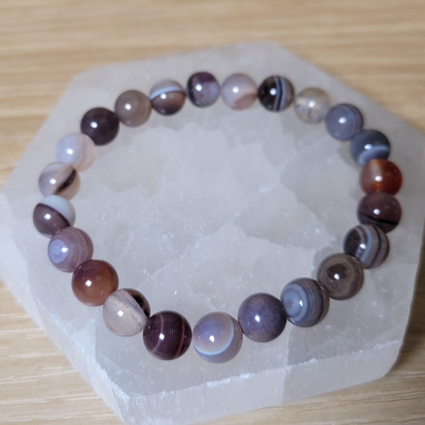 Botswana Agate Bracelet - 8mm