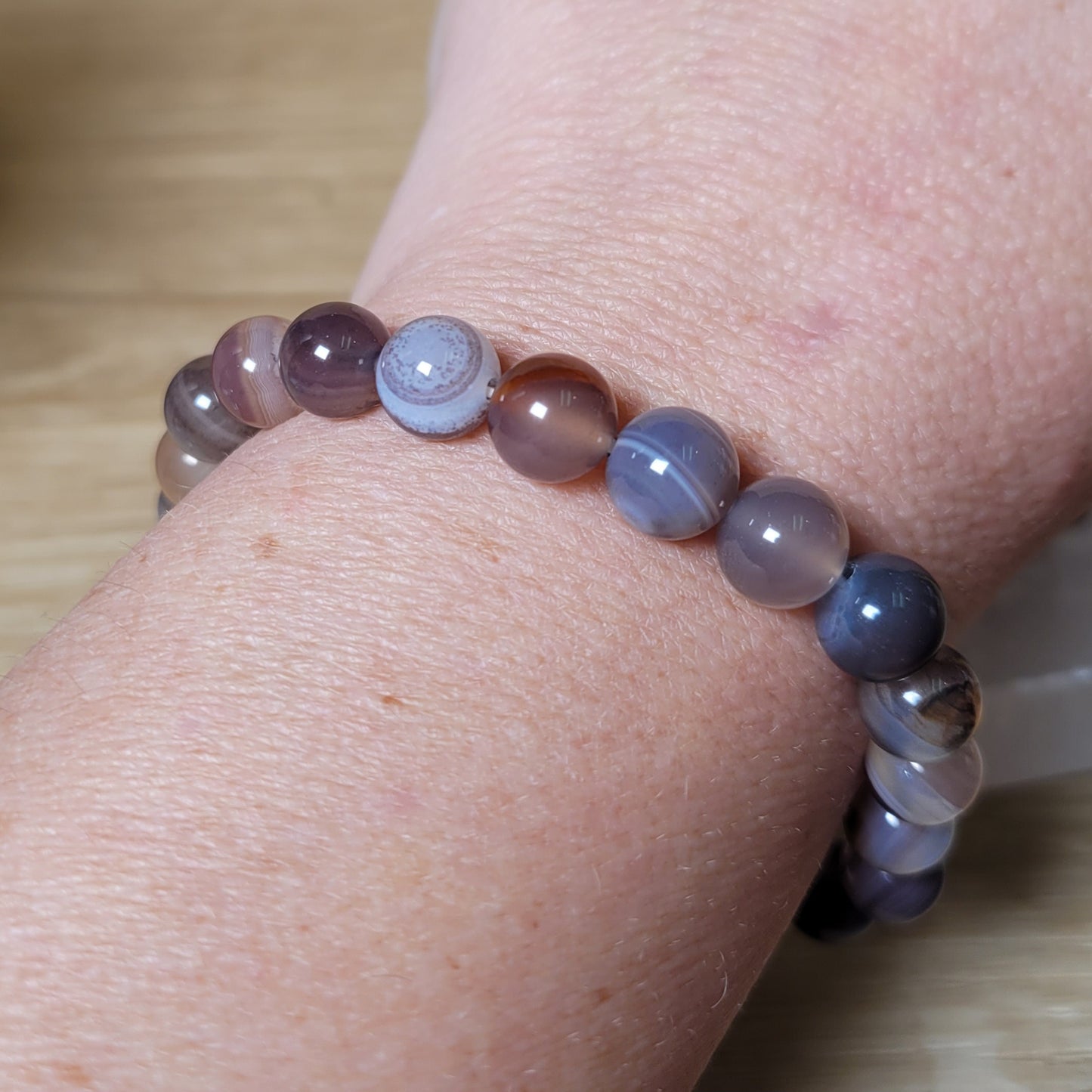 Botswana Agate Bracelet - 8mm