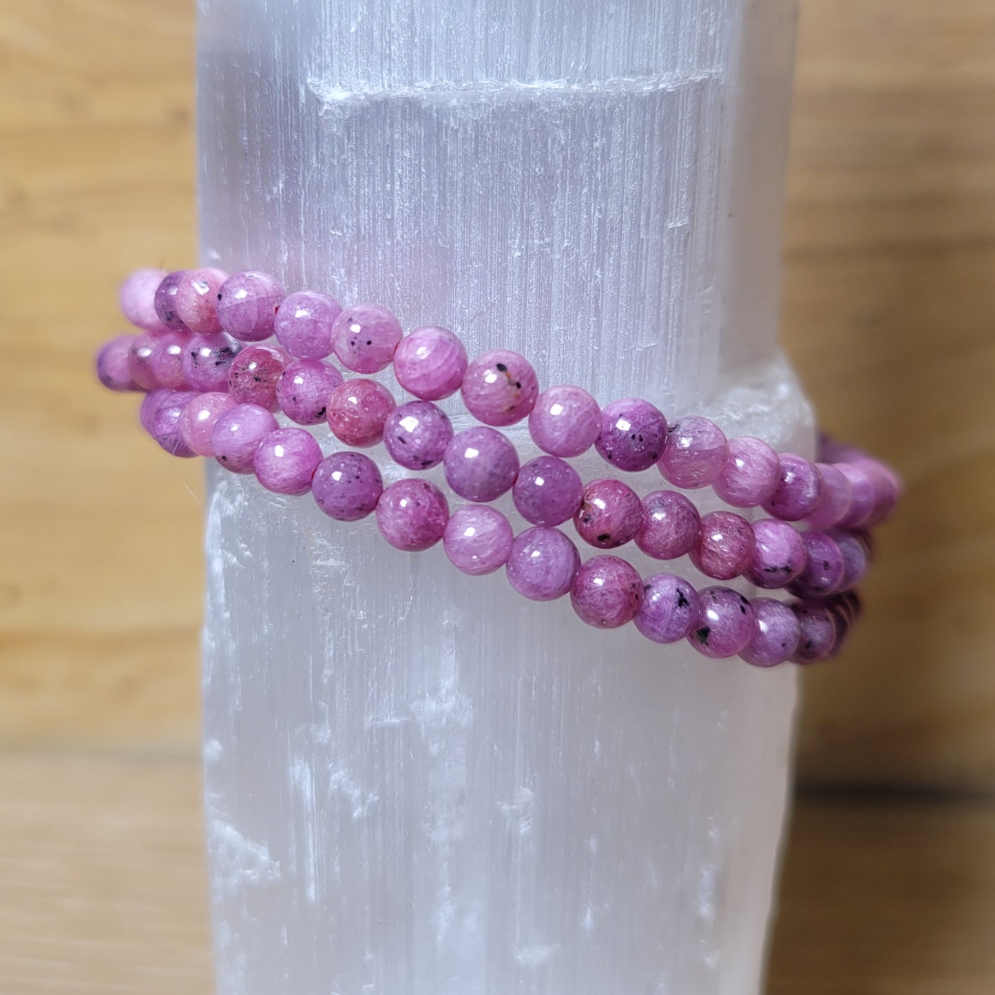 Ruby Bracelet - 4mm to 4.5mm