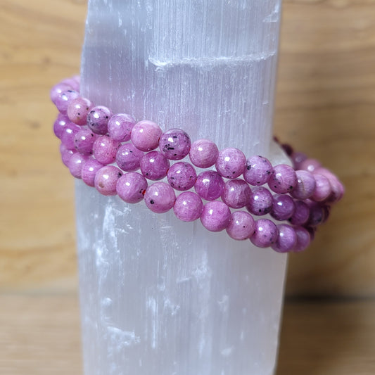 Ruby Bracelet - 5.5mm to 6mm