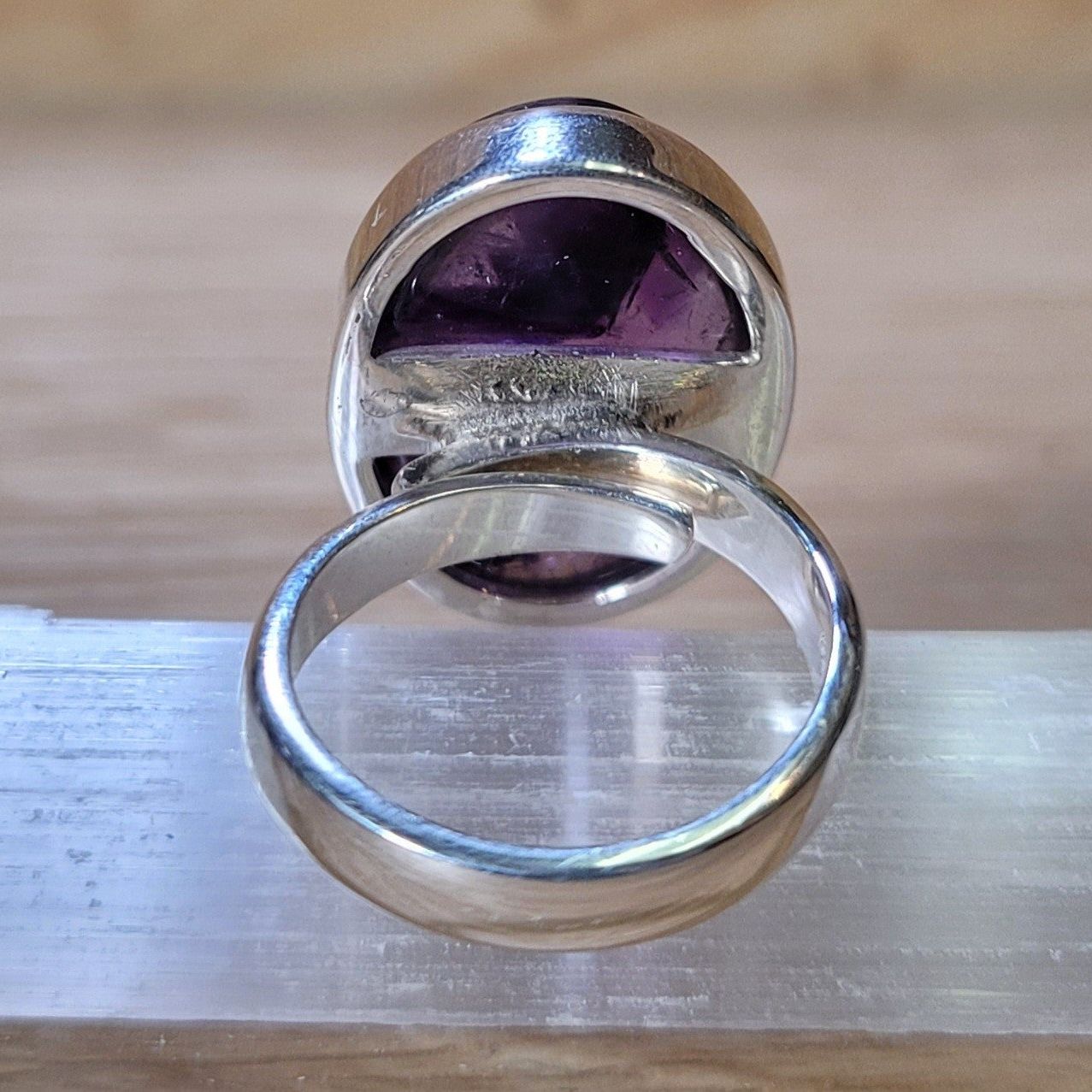 Amethyst Adjustable Ring