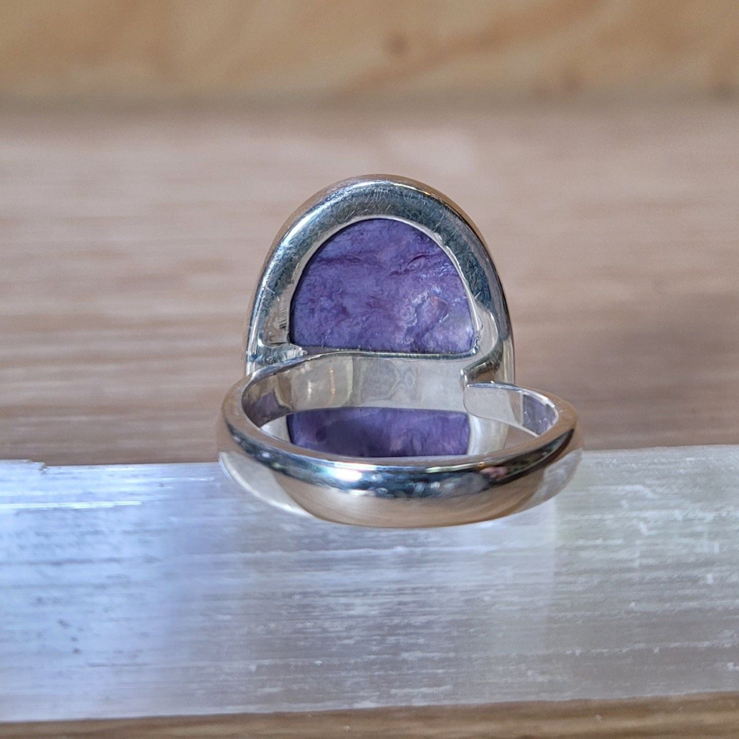 Charoite Adjustable Ring