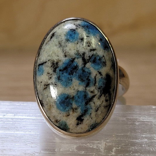 K2 Azurite Adjustable Ring