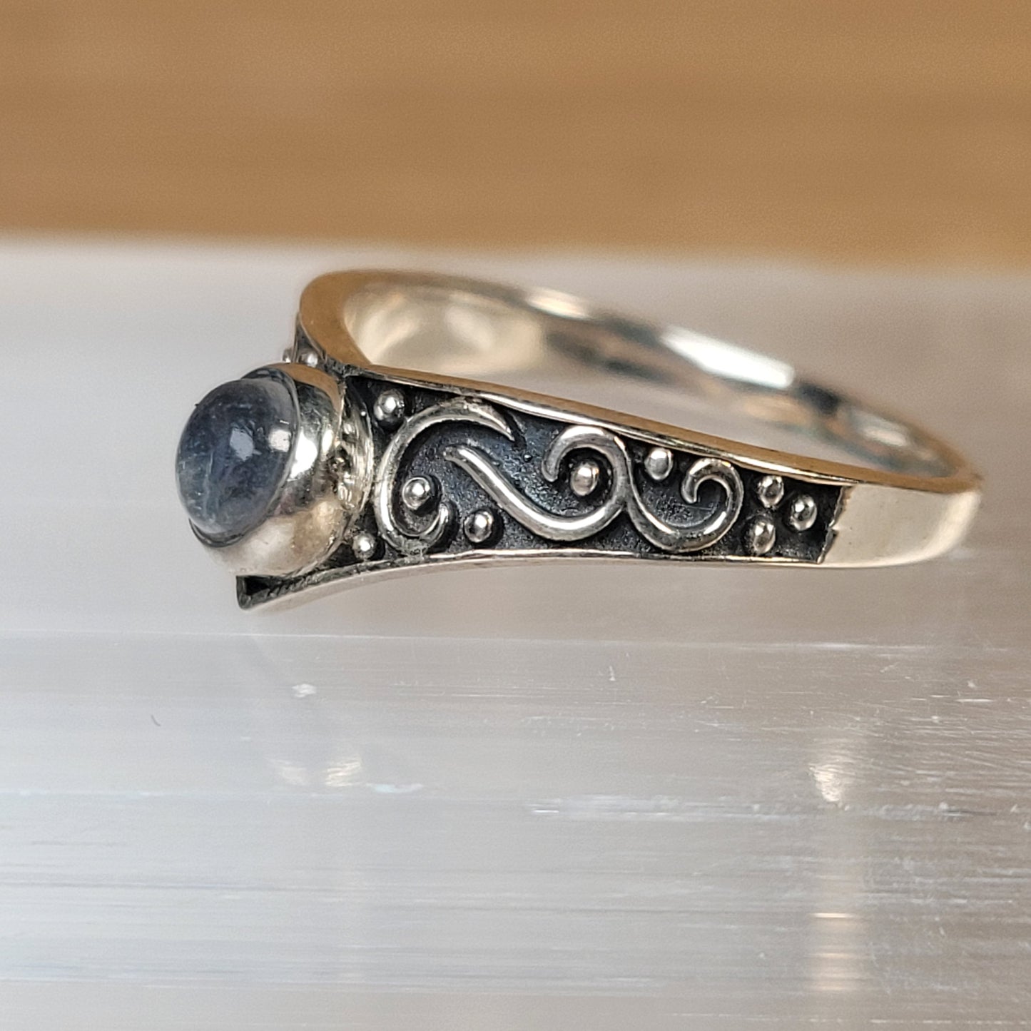Moonstone Sterling Silver Ring - Size 5