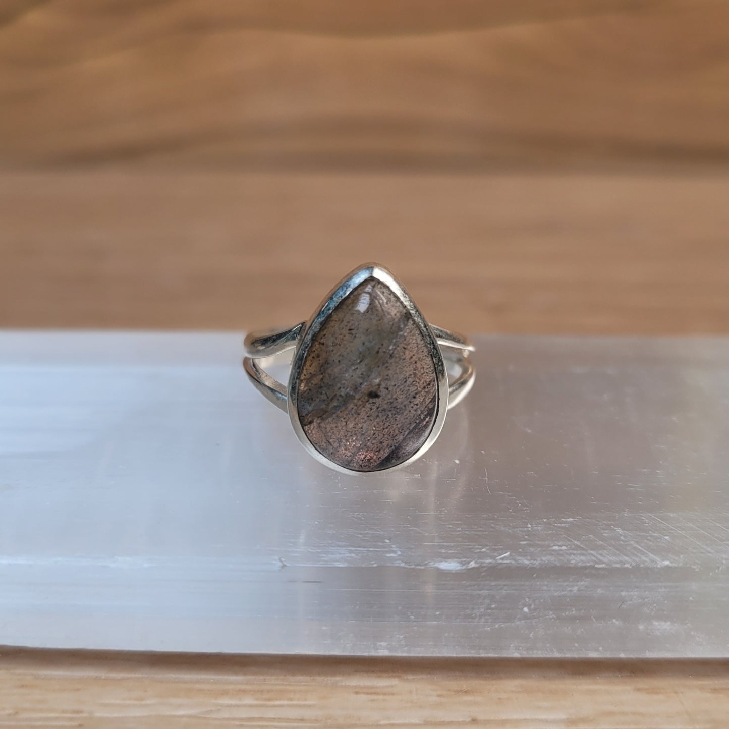 Labradorite Sterling Silver Ring - Size 6