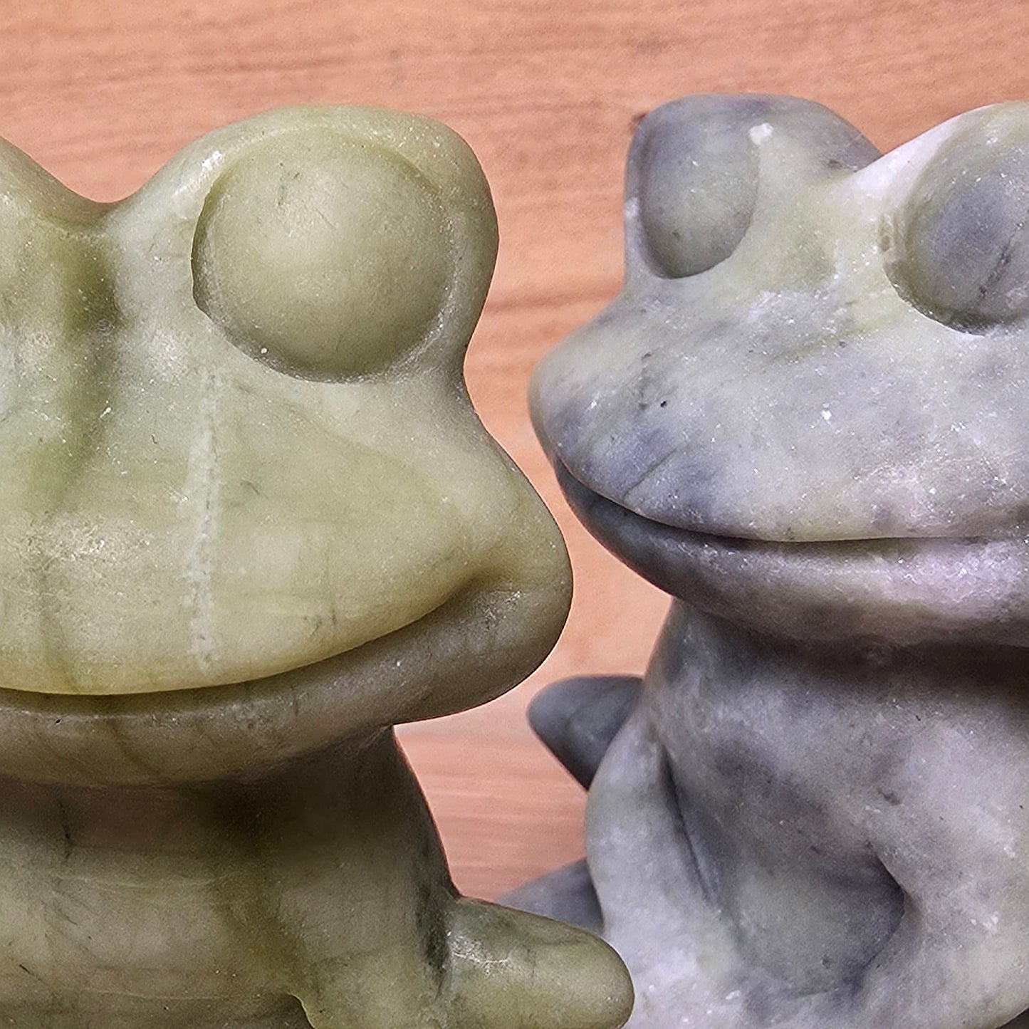 Serpentine Frog Carving