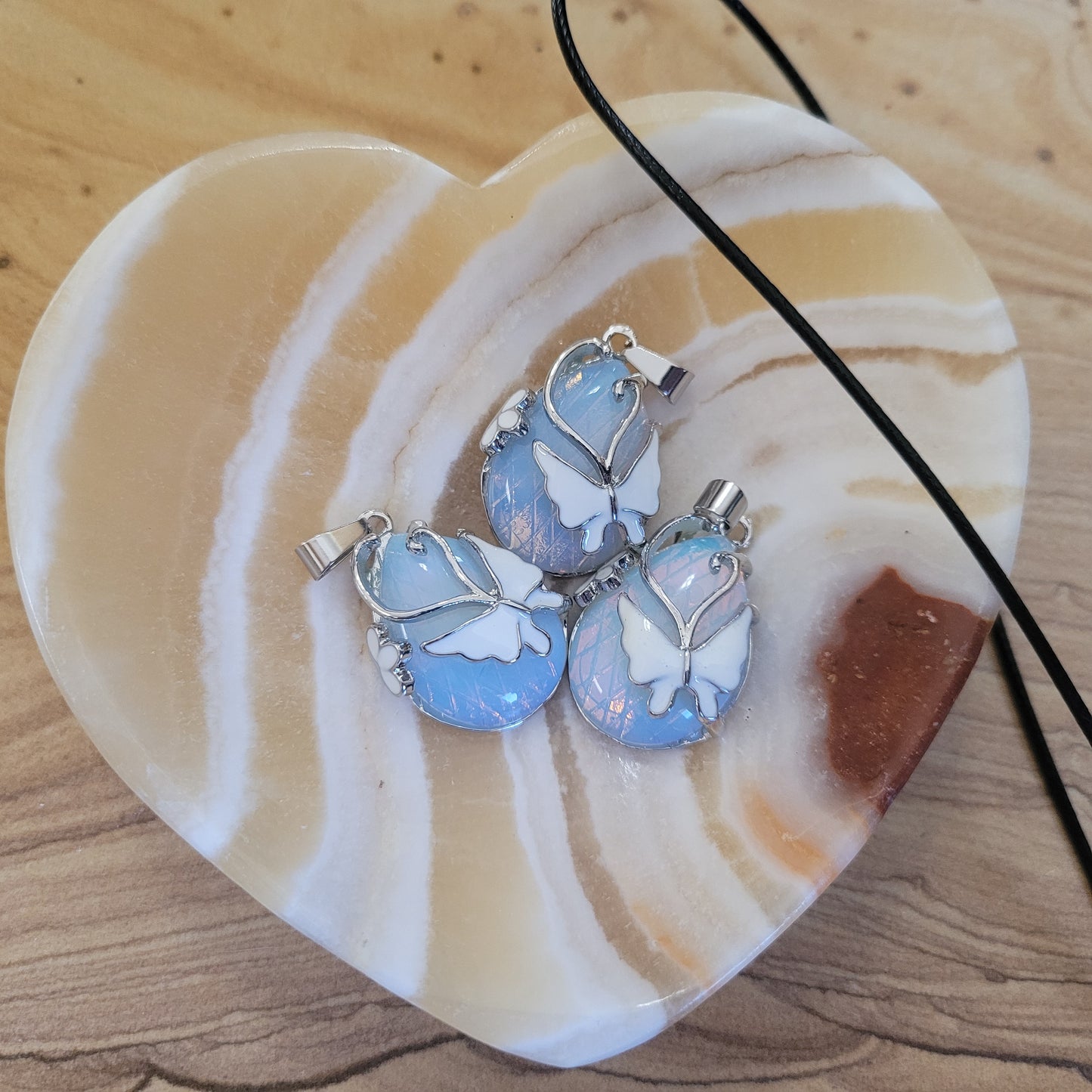 Opalite Butterfly Necklace