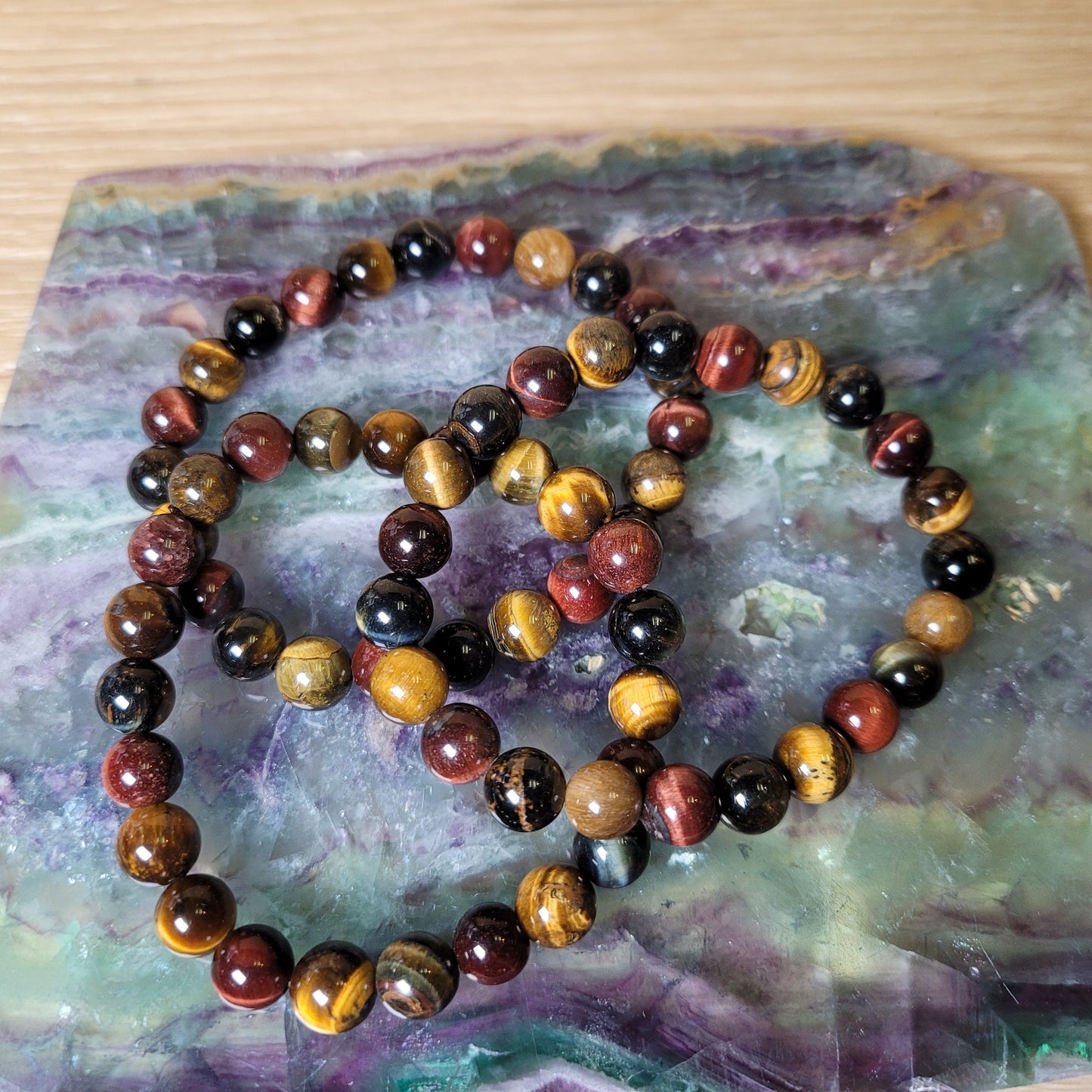 Tiger Eye (mixed) Bracelet - 8mm to 8.5mm