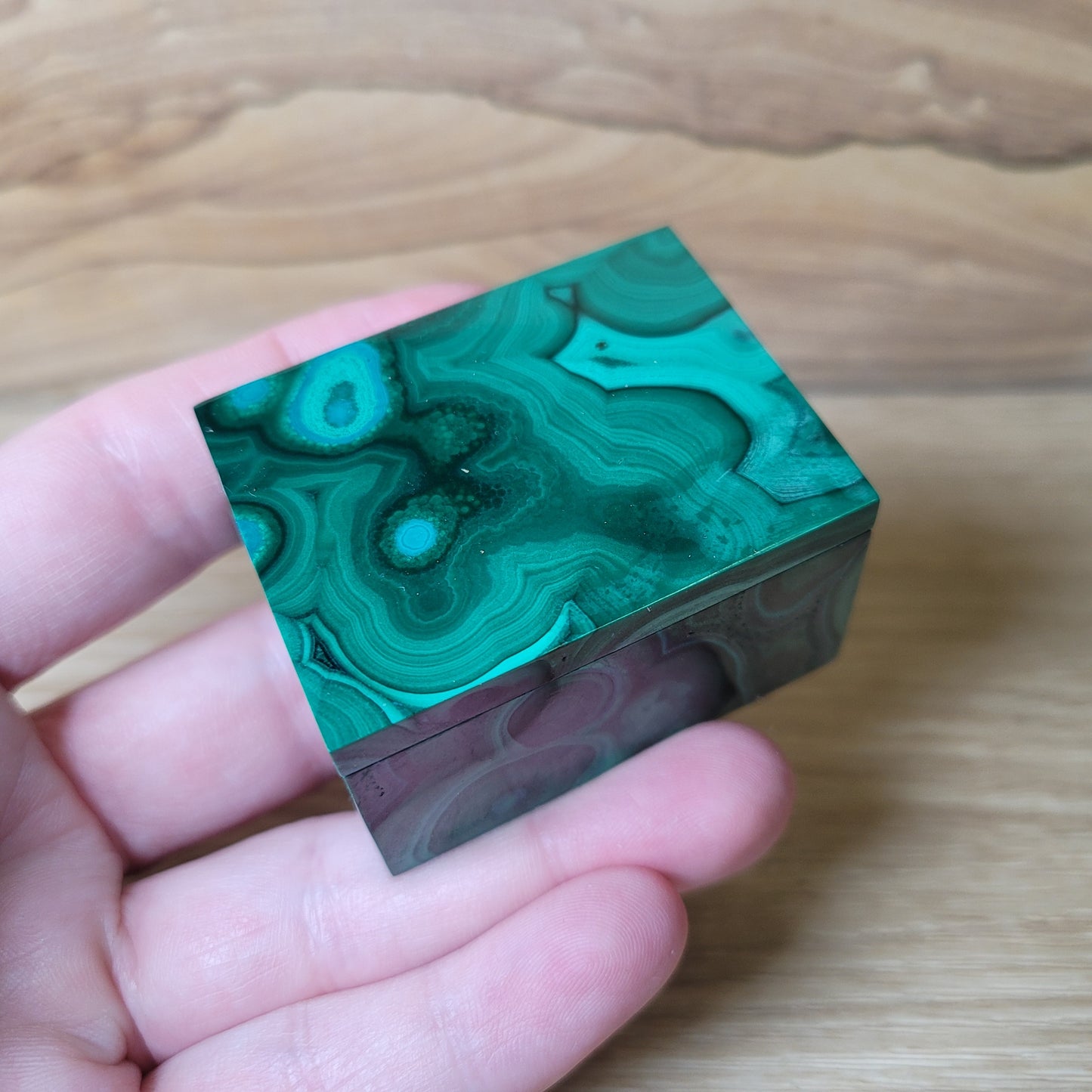 Malachite & Chrysocolla Box