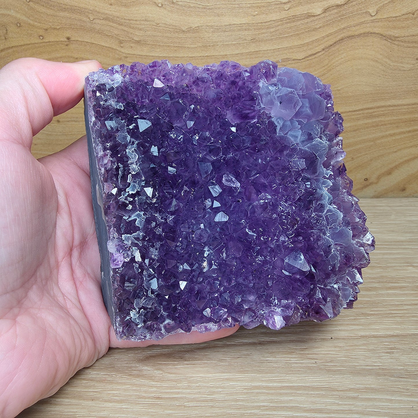 Amethyst & Agate Cut Base Freeform