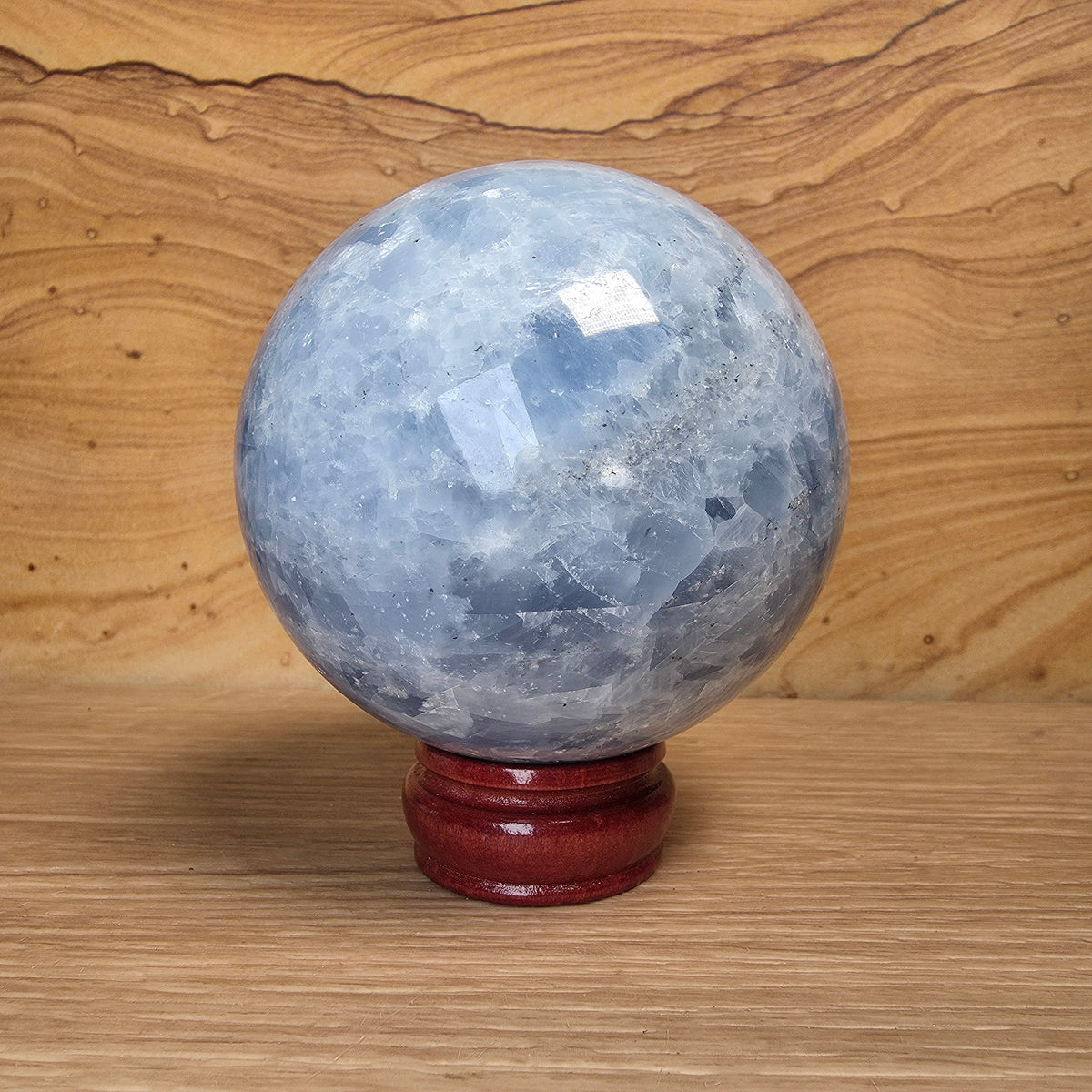 Blue Calcite Sphere