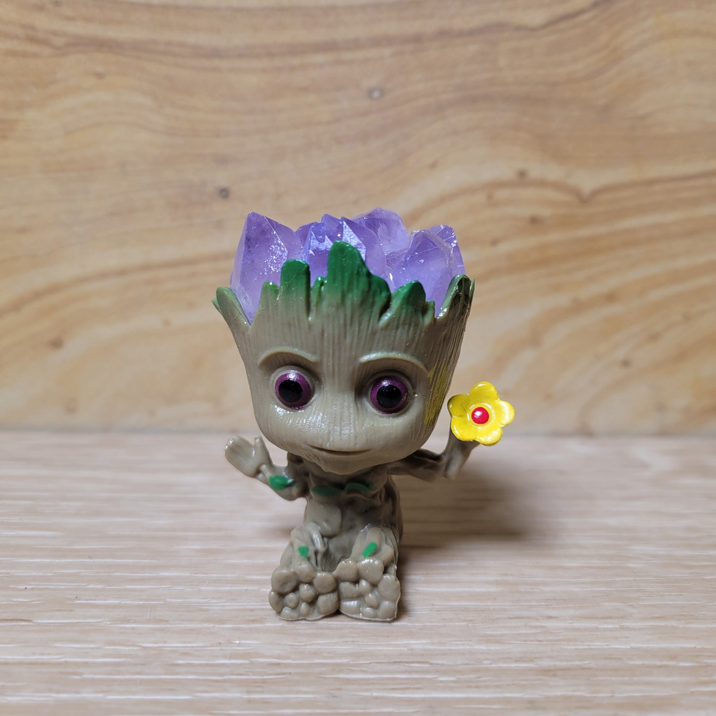 Amethyst "Groot" Figurine