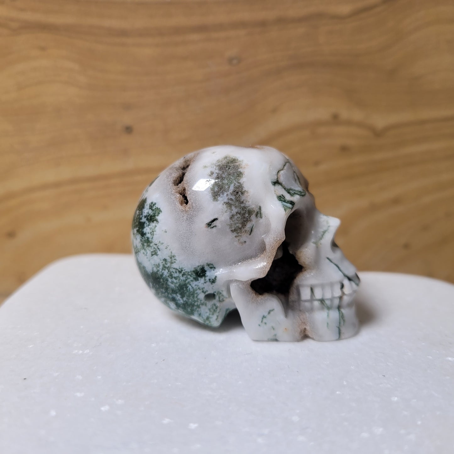 Tree Agate 2" Skull