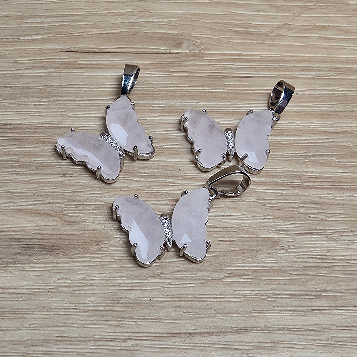 Butterfly Transformation Necklace | Natural Crystal Pendant