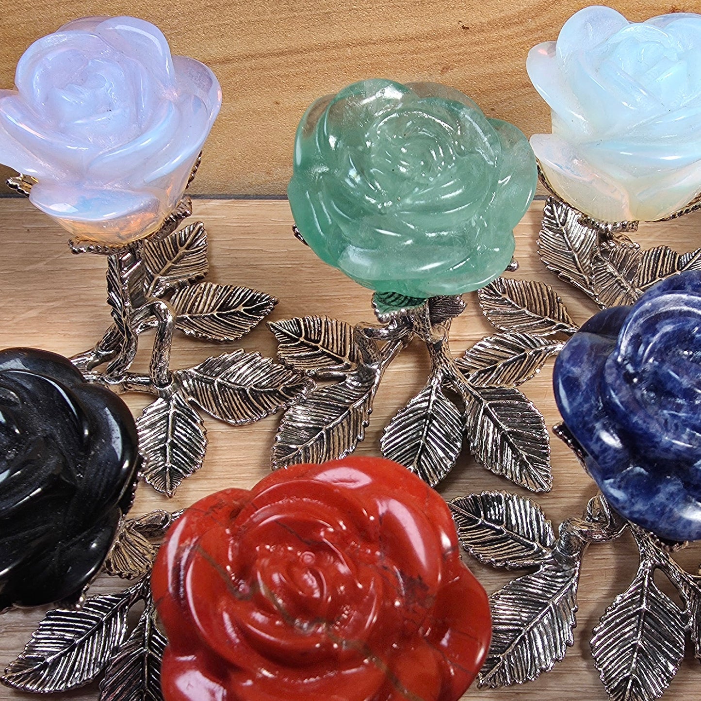 Forever Rose | Natural Crystal Rose Carving