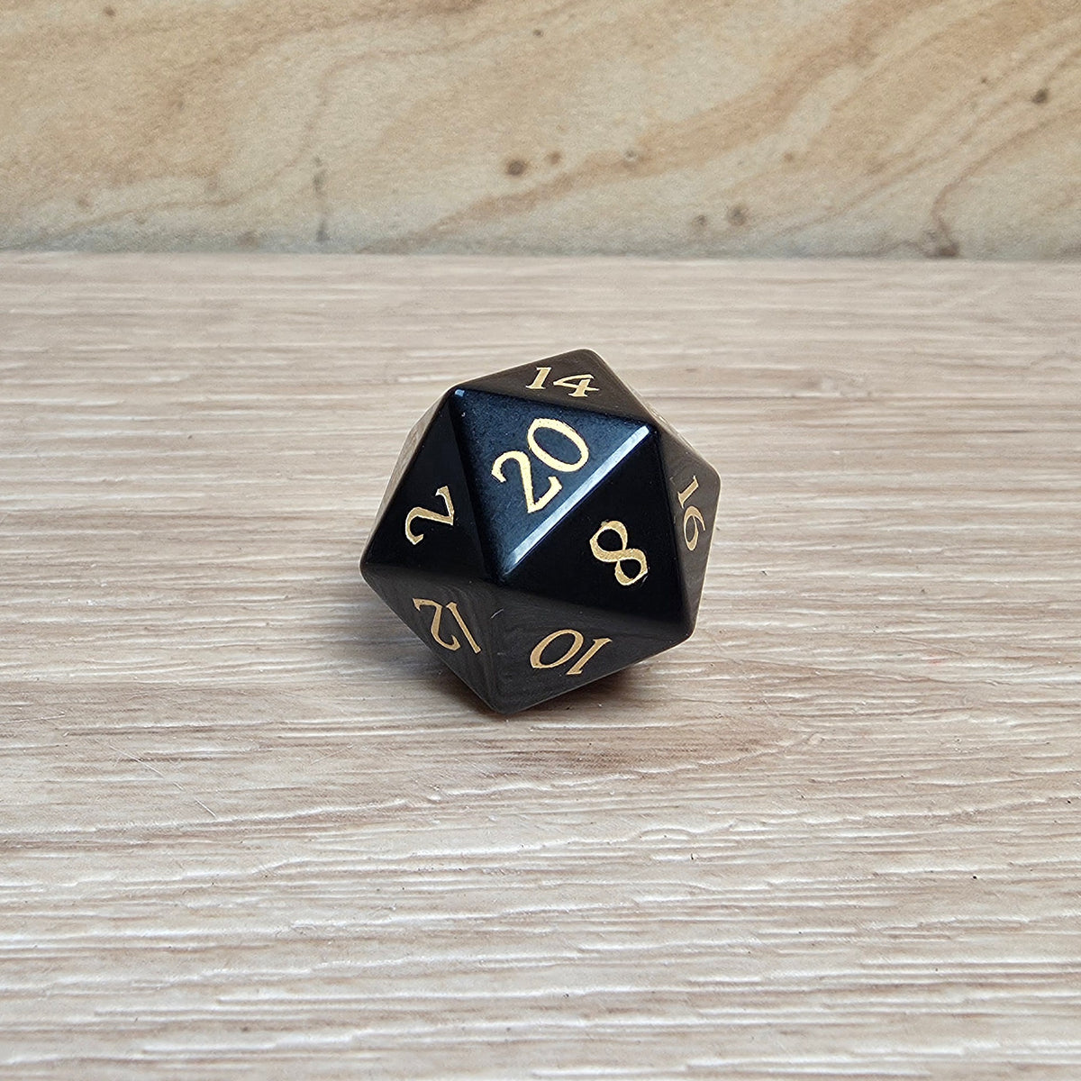 Obsidian Dungeons & Dragons Polyhedral Set