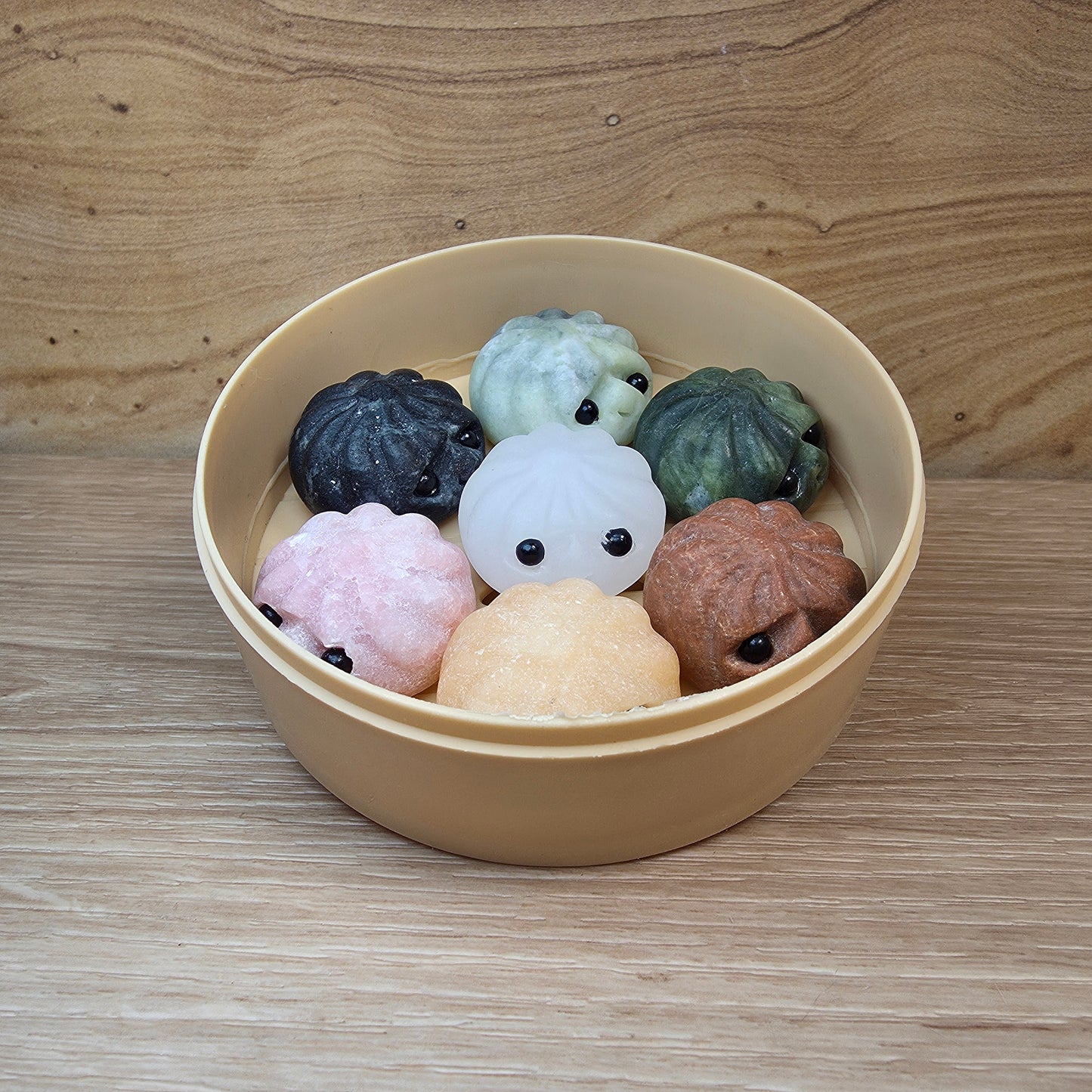Crystal Bao Dumpling Set – 7 pieces with Steam Basket