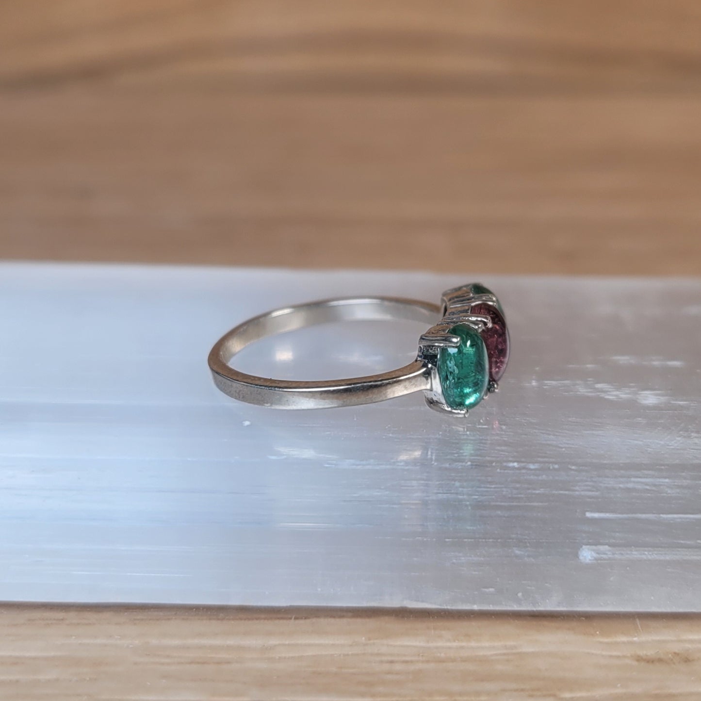 Tourmaline Sterling Silver Ring - Size 5
