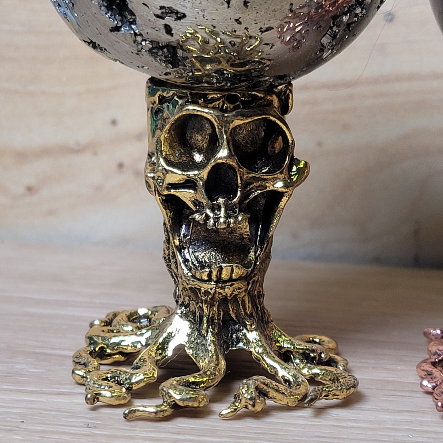 Octopus Skull Sphere Holder